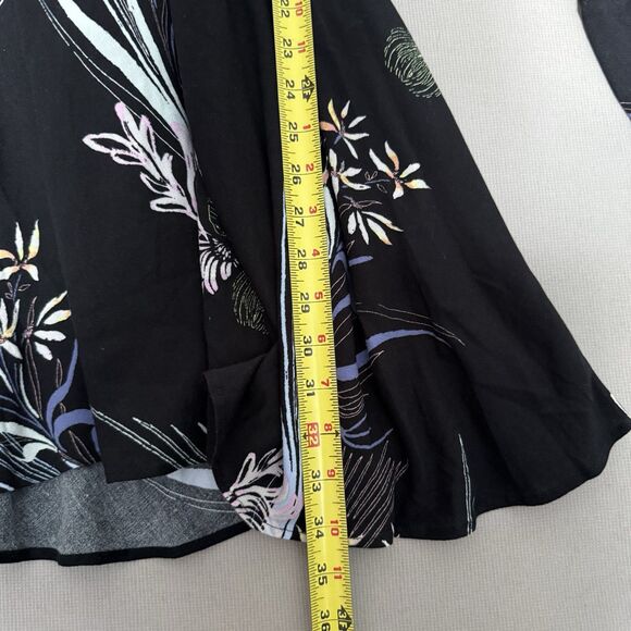 Free People Clear Skies Tunic Top Dress Medium Cold Shoulder Beachy Boho Summer - Picture 8 of 10